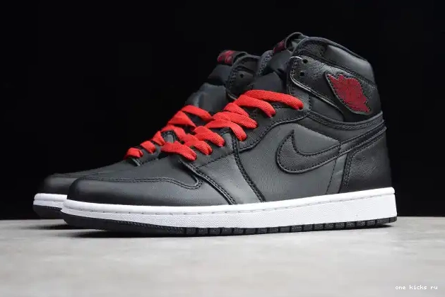 Rep Black 1 555088-060 Jordan Retro Satin High OG Air 0414